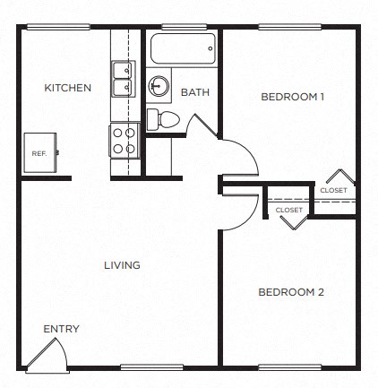 Plum Floor Plan at The Canyons at Santa Clarita, Newhall, CA, 91321